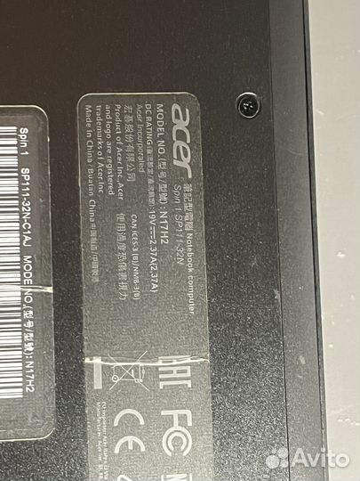 Нетбук трансформер Acer N17H2