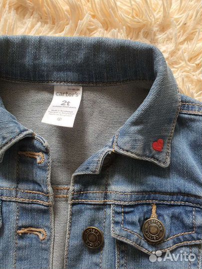 Джинсовая куртка для девочки