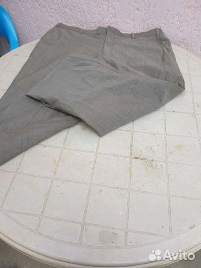 Брюки Летние Мужские Вискоза Лен Штаны 52