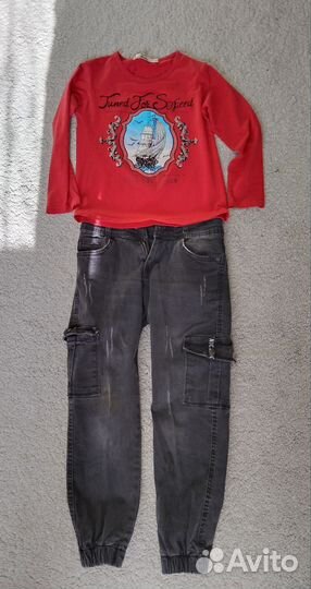 Детские вещи пакетом на мальчика 128