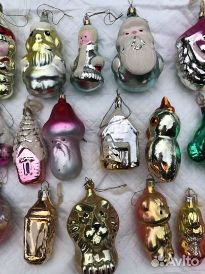 Елочные игрушки СССР