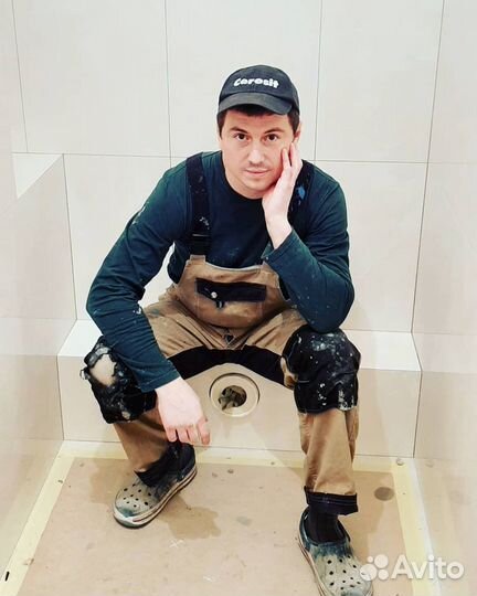 Укладка плитки. Плиточник. Ремонт ванной комнаты