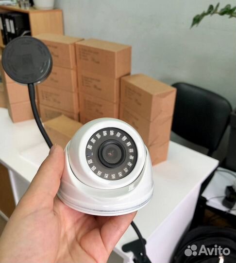 Купольная уличная 5MP IP камера высокого разрешени