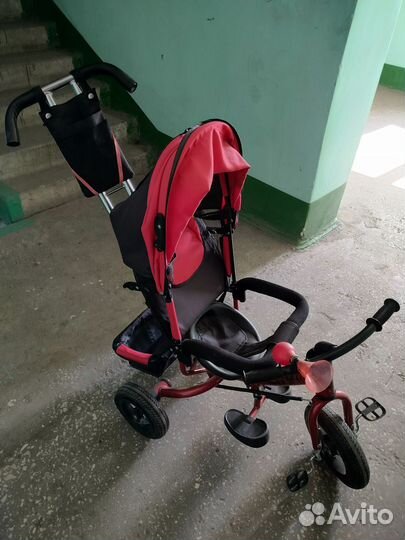 Велосипед коляска с ручкой