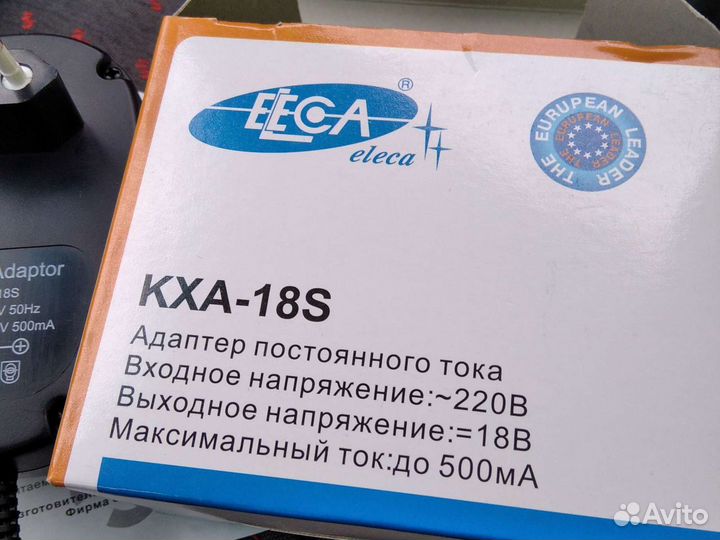 Адаптер постоянного тока 18 v