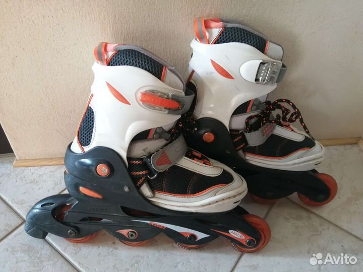 Роликовые коньки Sturdy раздвижные 38-41 размер