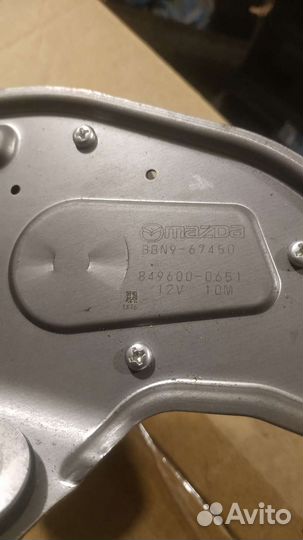 Моторчик заднего дворника Mazda 3 BL 2010