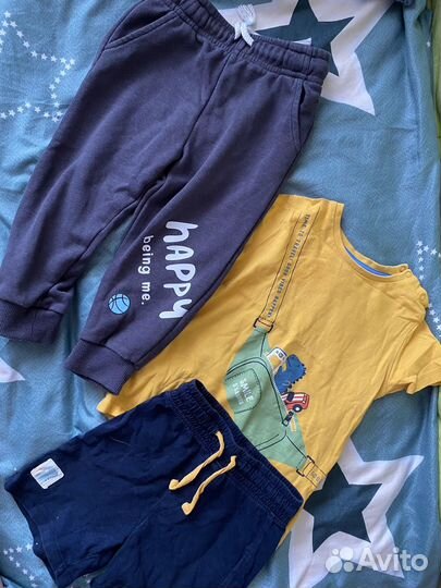 Пакет вещей на мальчика 80 86 размер
