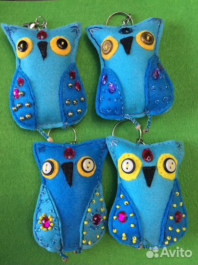 Брелоки из фетра