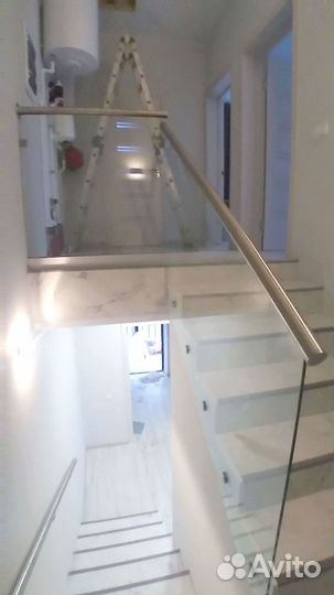 Перила со стеклом