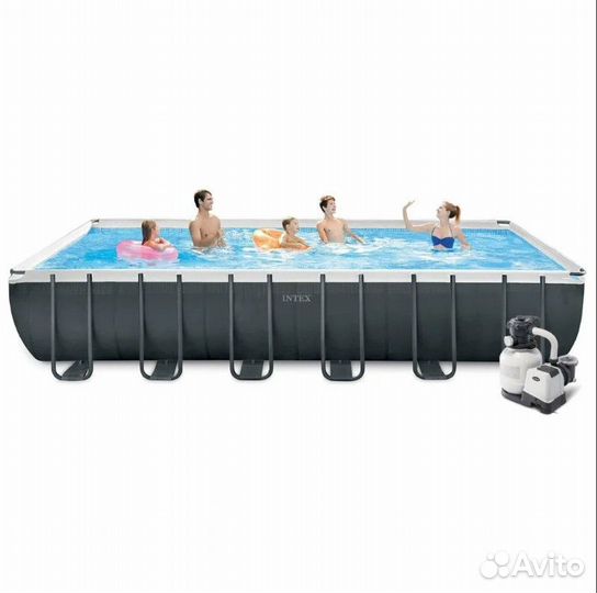 Кapкасный бассейн Intex 7.32 x 3.66 x 1.32м, 26368