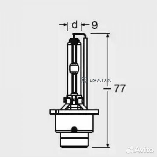 Osram 66440 D4S (35W) Лампа xenarc original, 1шт