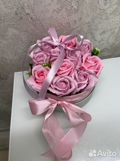 Букет из мыльных роз