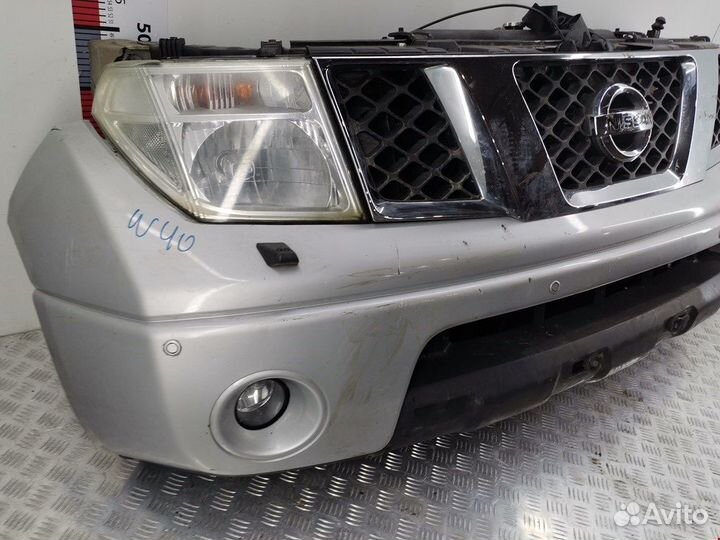 Бампер (ноускат) для Nissan Navara (D40)