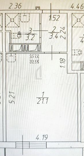 Квартира-студия, 27,9 м², 23/25 эт.