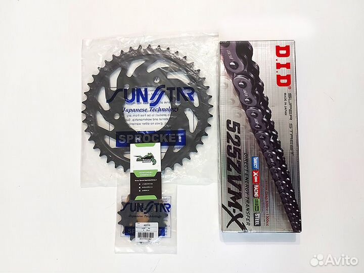 Цепь и звезды Honda CRF1000L, CRF1100L Africa Twin