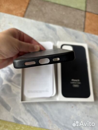 Чехол на iPhone 13 оригинал кожа