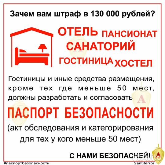 Паспорт безопасности различных зданий и помещений