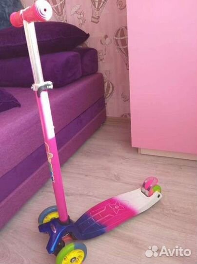 Самокат детский трехколесный бу