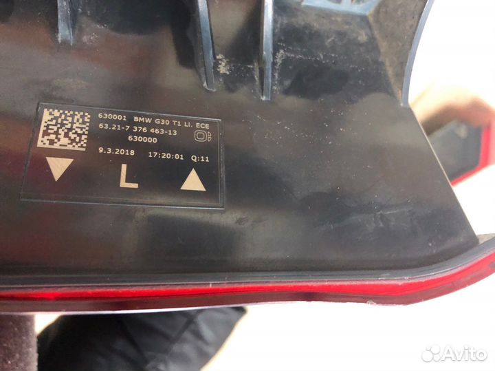 Фонари задние бмв 5 г30
