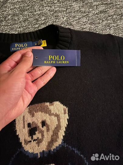 Свитшот polo ralph lauren вязаный свитер