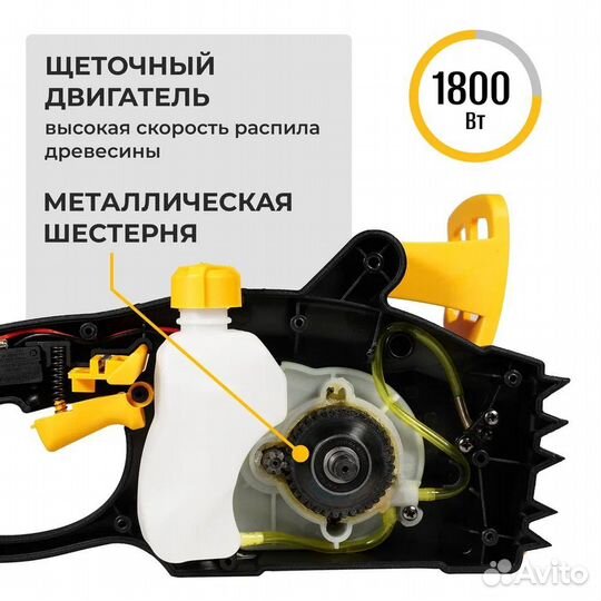 Новая электропила ES-350, шина 35 см 1800 Вт