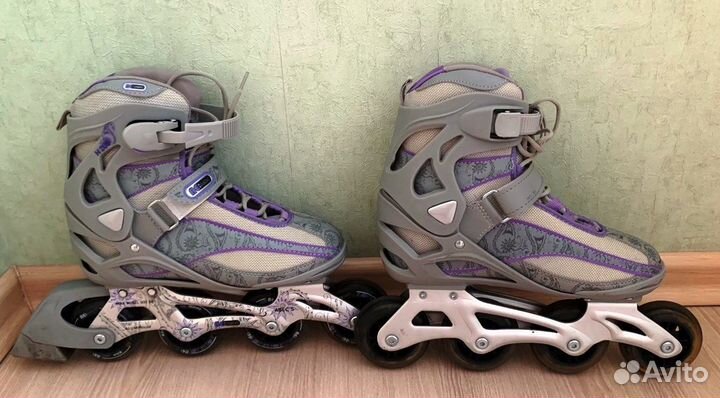 Роликовые коньки женские в комплекте