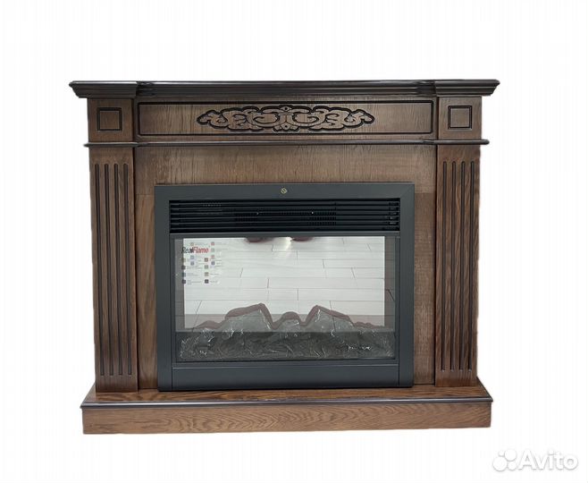 Камин электрический Широкий очаг