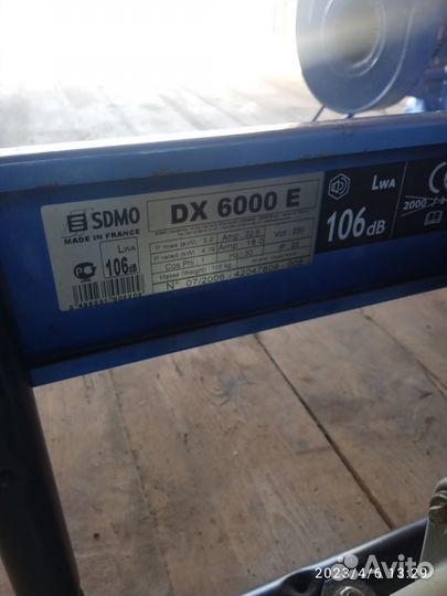 Продам генератор Дизельный (sdmo Dx 6000)