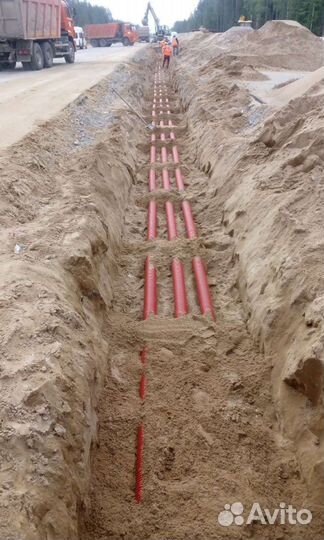 Электромонтажные работы, строительство линий вл, к