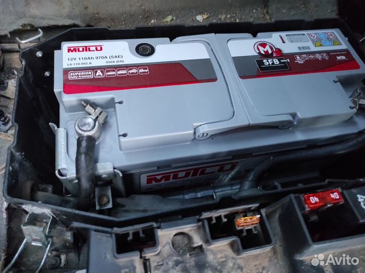 Аккумулятор 110ач на Volkswagen tuareg дизель