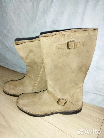 Демисезонные Сапоги замша бренда Docksteps