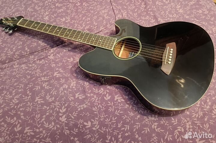 Гитара электроакустическая Ibanez TCY-10E-BK