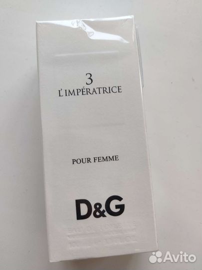 Туалетная вода Dolce & Gabbana 3 L’Imperatrice