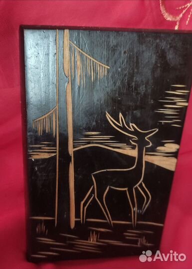 Деревянное резное панно СССР