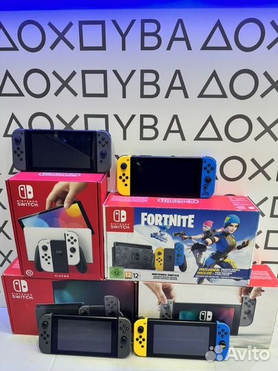 Nintendo switch прошитая+ любые игры,рассрочка