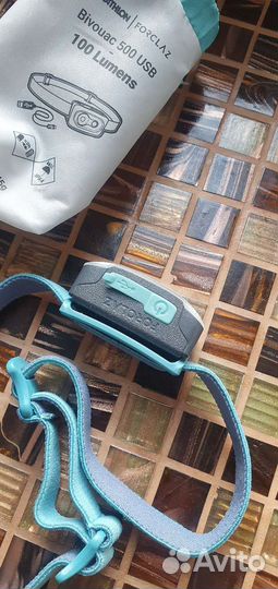 Фонарик налобный аккумуляторный