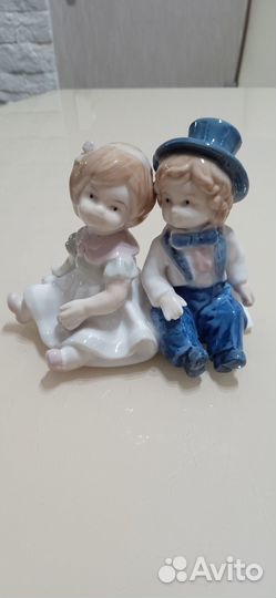 Фигурки фарфор Павоне