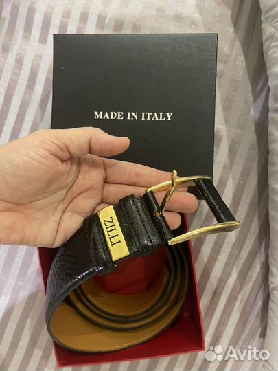 Мужской кожаный ремень