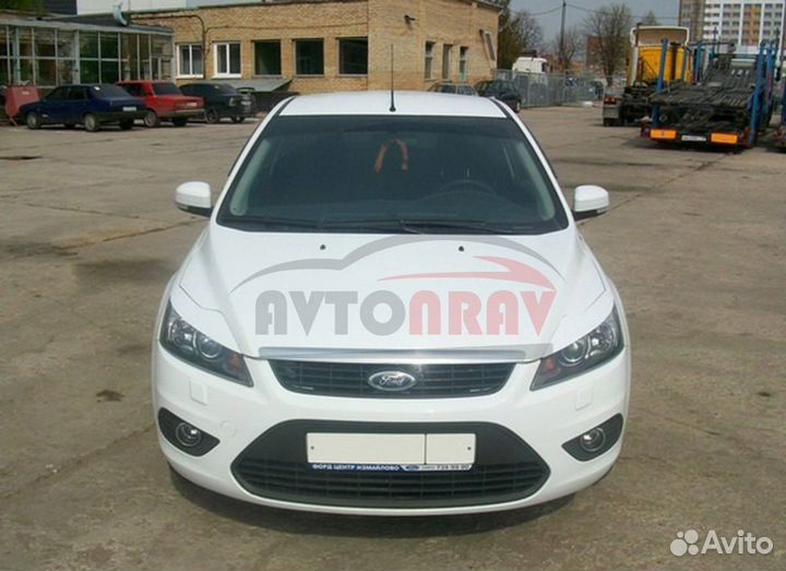 Реснички на фары для Ford Focus 2 (Рестайлинг)