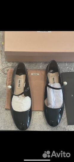 Miu Miu Балетки,туфли.37 р.Оригинал.Новые