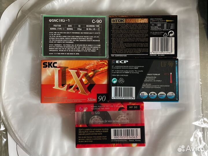 Аудиокассеты запечатанные