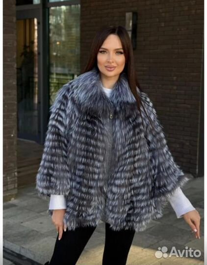 Шуба из чернобурки новая