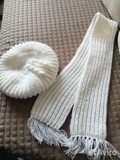 Комплект берет и шарф