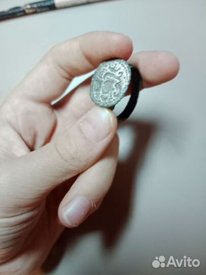 Перстень медный