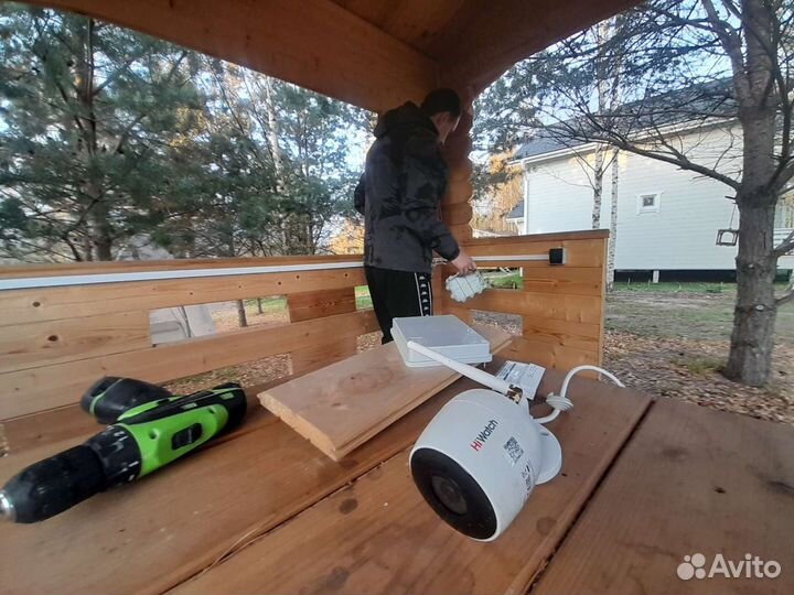 Установка видеонаблюдения скуд автоматики