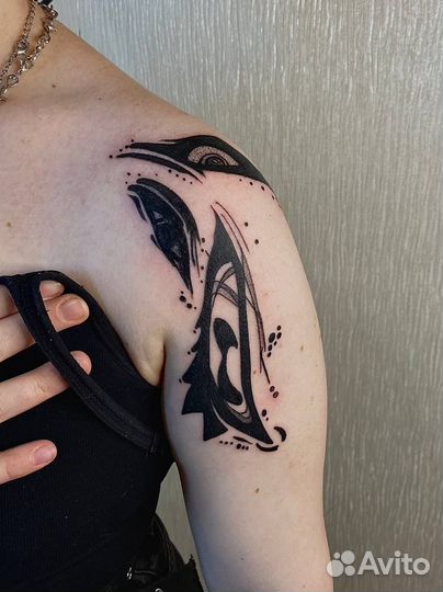 Аниме татуировки/ модель на тату