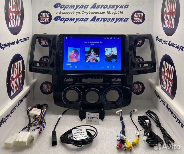 Штатная магнитола Toyota Fortuner 2008-2014 2-32