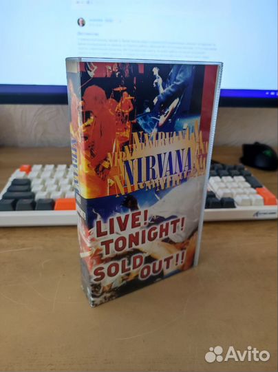 VHS Nirvana: Live Tonight Sold out видеокасета