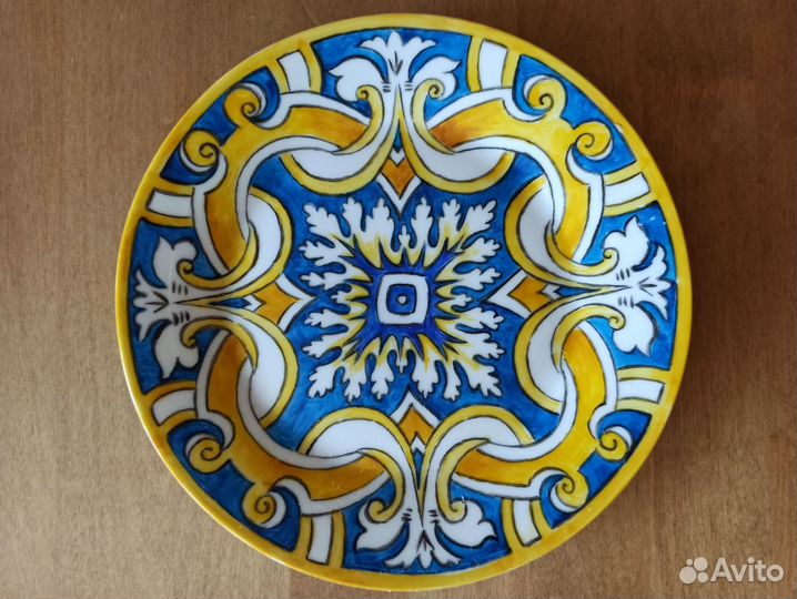 Тарелка настенная керамика